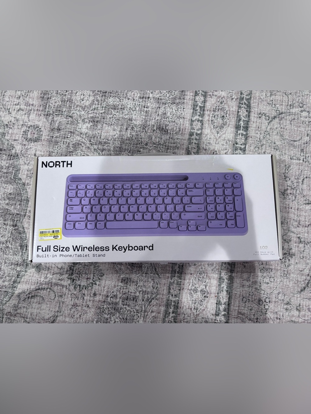 Wireless Purple Keyboard with Tablet Stand - Brand New Sealed